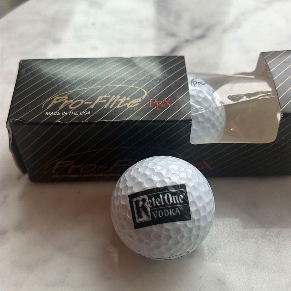 Pro-Flite PFX Golf Balls with Ketel One Vodka Logo